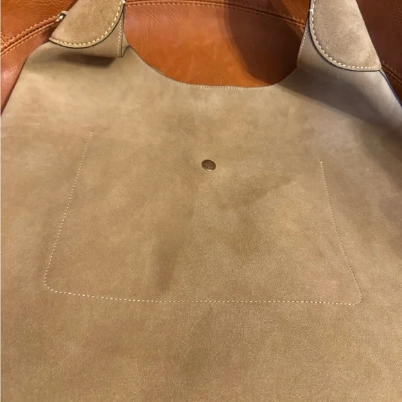 Coach Brooklyn 39 in suede sand and brass - Picture 5 of 12